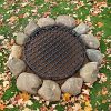 Walden-Fire-Pit-Grate-Round-295-Diameter-Premium-Heavy-Duty-Steel-Grate-with-Ember-Catcher-for-Outdoor-Fire-Pits-0-1