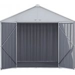 Weizhengheng-Shed-Steel-Storage-Shed-748ft-x-6ft-High-Gable-Cream-with-Cream-Trim-0