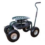 Wheelbarrows-Carts-Wagons-NEW-Garden-Cart-Rolling-Scooter-Garden-Work-Trolley-With-Tool-Tray-360-Swivel-Seat-0