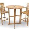 Windsor-Teak-Furniture-Windsors-Genuine-Grade-A-Teak-Bimini-39-Round-Dropleaf-Counter-Table-w2-St-Moritz-Counter-Arm-Chairs-Counter-Height-5-Lower-Then-Bar-Lasts-A-Lifetime-Assembled-0