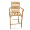 Windsors-Genuine-Grade-A-Teak-Bimini-27-Square-Dropleaf-Counter-Table-w2-St-Moritz-Counter-Arm-Chairs-Counter-Height-is-5-lower-than-Bar-HeightTeak-Lasts-A-Lifetime-Assembled-0-1