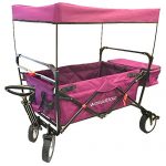 WonderFold-Outdoor-Multi-Purpose-Value-Model-Collapsible-Folding-Wagon-with-Canopy-180-Degree-Active-Steering-Telescoping-Handle-Sturdy-Stand-0