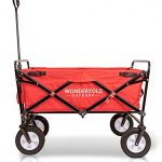 WonderFold-Outdoor-NEXT-GENERATION-Best-Utility-Folding-Wagon-with-Removable-Polyester-Bag-Spring-Bounce-Feature-Auto-Safety-Locks-Handle-Steering-Performance-Scarlet-Red-0