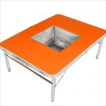 YI-HOME-BBQ-Outdoor-Barbecue-Table-Folding-Park-Portable-Stainless-Steel-Grill-Tools-Green-0-0