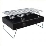 YI-HOME-BBQ-Outdoor-Folding-Stainless-Steel-Trumpet-Grill-Balcony-Mini-Charcoal-Portable-Barbecue-Tools-0