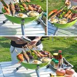 YI-HOME-BBQ-Outdoor-Round-Barbecue-Mini-Portable-Charcoal-Grill-Tools-Home-Garden-With-Lid-3-5-People-2232Cm-0-2