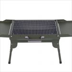 YI-HOME-Barbecue-Stainless-Steel-Outdoor-Folding-BBQ-Mini-Camping-Charcoal-Grill-Tool-Army-Green-0-1