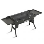 YI-HOME-Barbecue-Stainless-Steel-Outdoor-Folding-BBQ-Mini-Camping-Charcoal-Grill-Tool-Army-Green-0