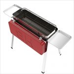YI-HOME-Portable-BBQ-Outdoor-Folding-Barbecue-Stainless-Steel-Large-Capacity-Camping-Grill-Tool-Red65Cm765Cm-0