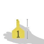 Z-Tags-1-Piece-Pre-Numbered-Laser-Print-Tags-for-Cows-Numbers-from-1-to-25-Yellow-0-0