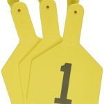 Z-Tags-1-Piece-Pre-Numbered-Laser-Print-Tags-for-Cows-Numbers-from-1-to-25-Yellow-0