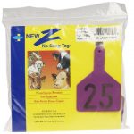 Z-Tags-1-Piece-Pre-Numbered-Laser-Print-Tags-for-Cows-Numbers-from-151-to-175-Purple-0