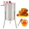 ZENY-Pro-2-Frame-Stainless-Steel-Manual-Crank-Bee-Honey-Extractor-Honeycomb-Spinner-Drum-Heavy-Duty-Beekeeping-Equipment-Commercial-0