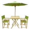 Zew-4-Piece-Bamboo-Outdoor-Bistro-Set-with-Square-Table-2-Treated-Canvas-Chairs-and-Umbrella-0-0