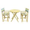 Zew-Bamboo-3-Piece-Bistro-Dining-Set-with-Round-Folding-Table-and-2-Canvas-Folding-Director-Chairs-0-0