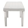 Zuo-Bench-Stainless-Steel-Base-Upholstered-Decorative-Modern-Bench-White-0-0
