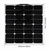 uxcell-2pcs-50W-18V-12V-Bendable-Solar-Panel-WaterShockDust-Resistant-Power-Solar-Charger-for-RV-Boat-Cabin-Tent-Car-Trailer-or-Any-Other-Irregular-Surface-0-1