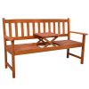 vidaXL-Acacia-Wood-Garden-Bench-with-Integrated-Pop-Up-Table-Outdoor-Patio-Seat-0