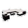 vidaXL-Outdoor-12PC-Furniture-Sectional-PE-Wicker-Patio-Rattan-Sofa-Set-Couch-Brown-0-1