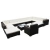 vidaXL-Outdoor-12PC-Furniture-Sectional-PE-Wicker-Patio-Rattan-Sofa-Set-Couch-Brown-0