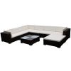 vidaXL-Outdoor-8PC-Patio-Sofa-Set-Sectional-Furniture-PE-Wicker-Rattan-Deck-Couch-Brown-0