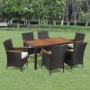 vidaXL-Patio-Rattan-Wicker-Garden-Dining-Set-Outdoor-Furniture-Table-Chair-Black-0-0
