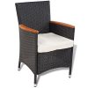 vidaXL-Patio-Rattan-Wicker-Garden-Dining-Set-Outdoor-Furniture-Table-Chair-Black-0-2