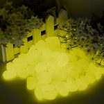 100-Pieces-of-Top-Quality-Glow-in-the-Dark-Pebbles-or-Glow-Stones-for-Walkways-Gardens-Pathways-Decoration-and-MoreYellow-0-0