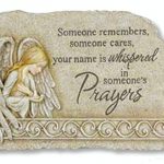 105-Religious-Prayer-Angel-Outdoor-Garden-Cemetery-Memorial-Stone-0