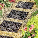 12-Square-Rubber-Scroll-Garden-Path-Outdoor-Pathway-Trail-Flowerbed-Walkway-Yard-Decor-0