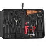 14Pcs-Bonsai-Tools-Kit-Set-Carbon-Steel-Cutter-Scissors-Shears-Tree-Nylon-Case-0