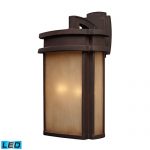 2-Light-Sconce-In-Clay-Bronze-LED-800-Lumens-1600-Lumens-Total-With-Full-Scale-Dimming-Range-60-Watt-120-Watt-TotalEquivalent-120V-Replaceable-LED-Bulb-Included-0