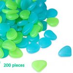 200-Pieces-of-Glow-in-the-Dark-Pebbles-Glow-Stones-or-Luminescent-Rocks-for-Walkways-Gardens-Pathways-Decoration-and-MoreBlue-Green-0-0