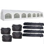 49×23-PVC-Party-Tent-Heavy-Duty-Wedding-Canopy-Gazebo-Carport-with-Storage-Bags-By-DELTA-Canopies-0