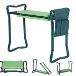 5-STAR-SUPER-DEALS-5Star-Foldable-Garden-Kneeler-with-Handles-and-Seat-Bonus-Tool-Pouch-Portable-Garden-Chair-Stool-Bench-Thick-EVA-Cushion-Pad-Perfect-for-Planting-Weeding-0