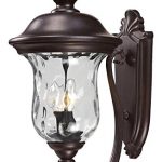 533M-RBRZ-Bronze-Armstrong-2-Light-Outdoor-Wall-Sconce-with-Clear-Water-Glass-Shade-0