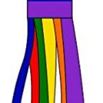 60-Lot-of-2-Rainbow-Nylon-Wind-Sock-Windsock-0