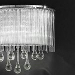 60W-G9-Iron-Wall-Light-with-Fabric-Shade-and-Crystal-Chains-BBB-0