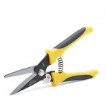 8-Inchs-SK5-Steel-Tree-Branch-Pruning-Shears-Rubber-Handle-with-Safety-Lock-shock-absorbing-spring-0-0