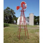 8ft-Ornamental-Garden-Windmill-Red-and-White-0-1