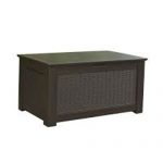 93-Gal-Modern-Dark-Brown-Weather-resistant-Resin-Storage-Bench-Deck-Box-Perfect-Patio-Series-Outdoor-Storage-with-Lockable-and-Lift-Assisted-Lid-Ideal-Bench-for-Storing-Patio-Cushions-Garden-Supplies–0