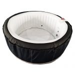 ALEKO-HTIR4BKWH-Round-Inflatable-Hot-Tub-Spa-with-Zip-Cover-4-Person-210-Gallon-Black-and-White-0-2