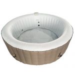 ALEKO-HTIR4BRW-Round-Inflatable-Hot-Tub-Spa-with-Cover-4-Person-210-Gallon-Brown-and-White-0-1
