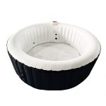 ALEKO-HTIR6BKW-Round-Inflatable-Hot-Tub-Spa-with-Cover-6-Person-265-Gallon-Black-and-White-0-2