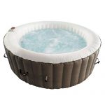 ALEKO-HTIR6BRW-Round-Inflatable-Hot-Tub-Spa-with-Cover-6-Person-265-Gallon-Brown-and-White-0-0