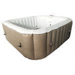 ALEKO-HTISQ6BRWH-Square-Inflatable-Hot-Tub-Spa-with-Cover-6-Person-250-Gallon-Brown-and-White-0-2