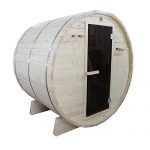 ALEKO-SB4PINE-White-Pine-Indoor-Outdoor-Wet-Dry-Barrel-Sauna-Steam-Room-45-kW-ETL-Certified-Heater-4-Person-60-x-72-x-75-Inches-0