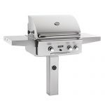 AOG-American-Outdoor-Grill-24NGT-T-Series-24-inch-Natural-Gas-Grill-On-in-Ground-Post-Rotisserie-0