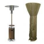 AZ-Patio-Hammered-Bronze-Tall-Patio-Heater-HLDS01-SSHGT-with-87-Tall-Patio-Heater-Cover-Tan-0