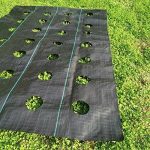 Agfabric-Landscape-32oz-Easy-Plant-Weed-Block-Mulch-for-Raised-bedOutdoor-Garden-Weed-RugsWeed-Barrier-Fabric-with-planting-hole-garden-mat-0